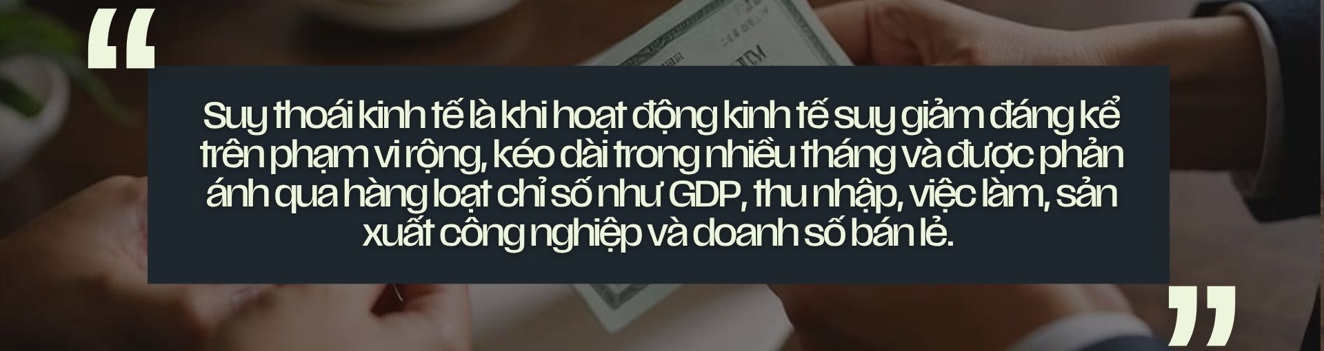 suy thoái kinh tế
