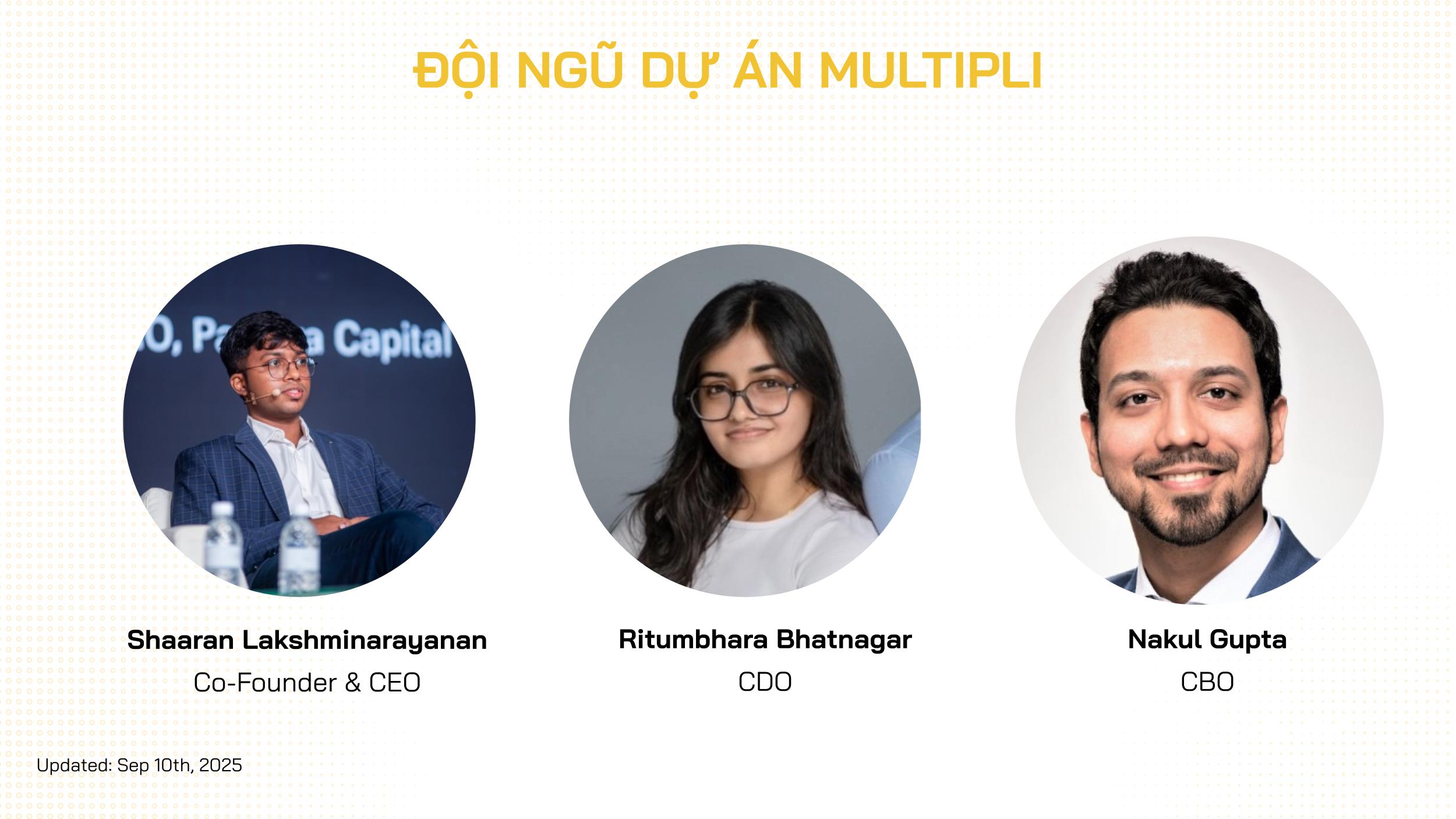 đội ngũ dự án multipli
