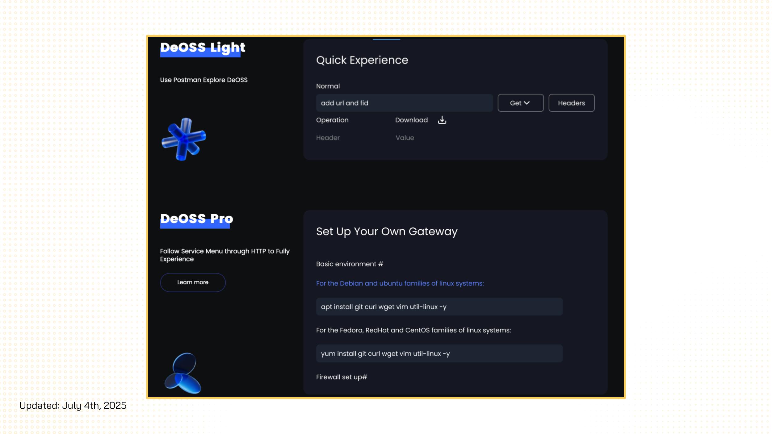 deoss cess network