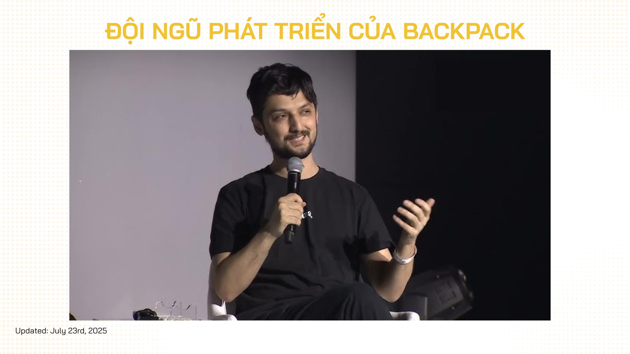 đội ngũ backpack 