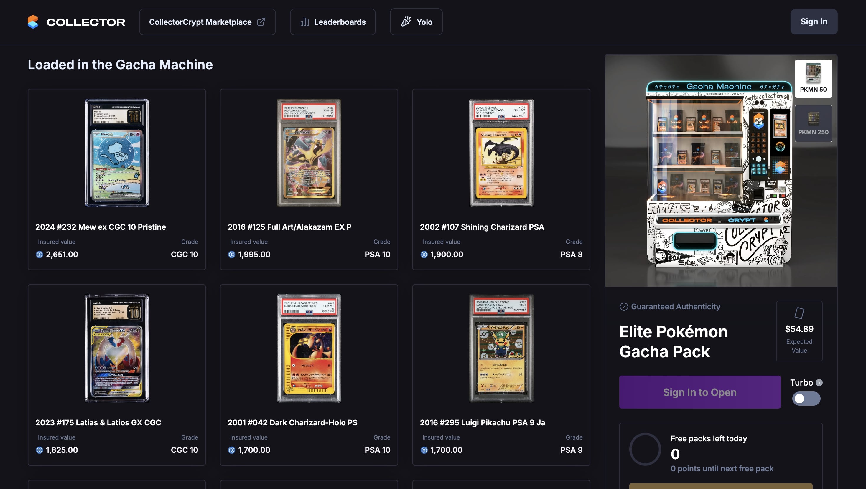 collector crypt cards