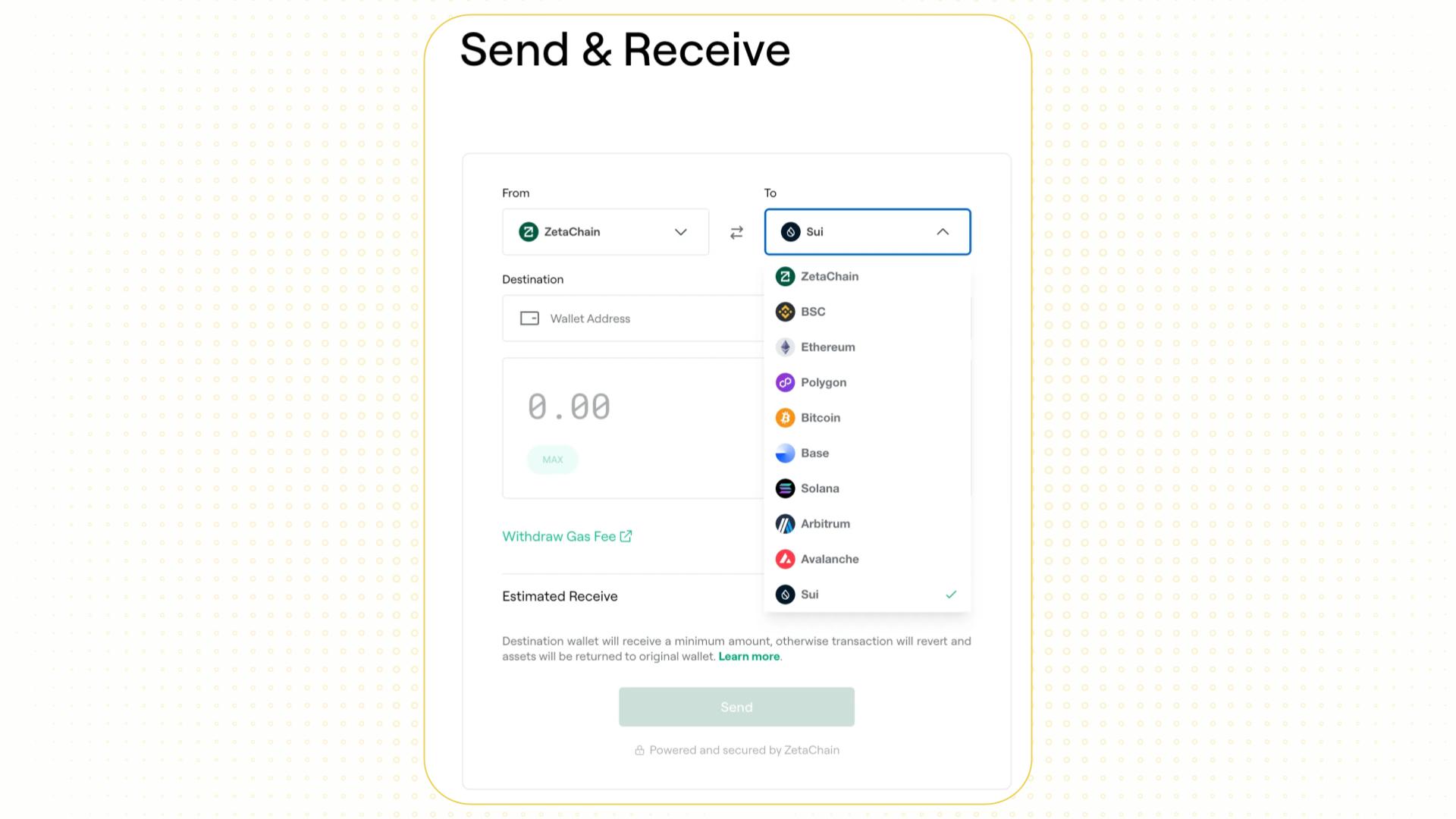 zetahub send token