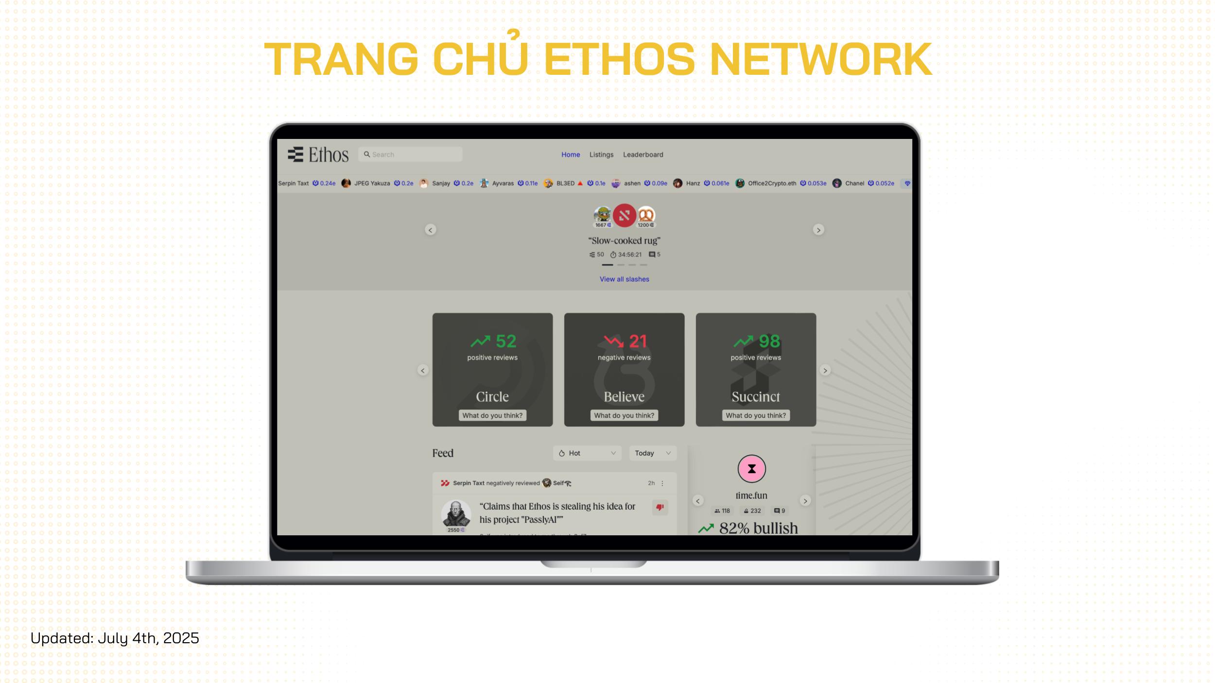 ethos network là gì