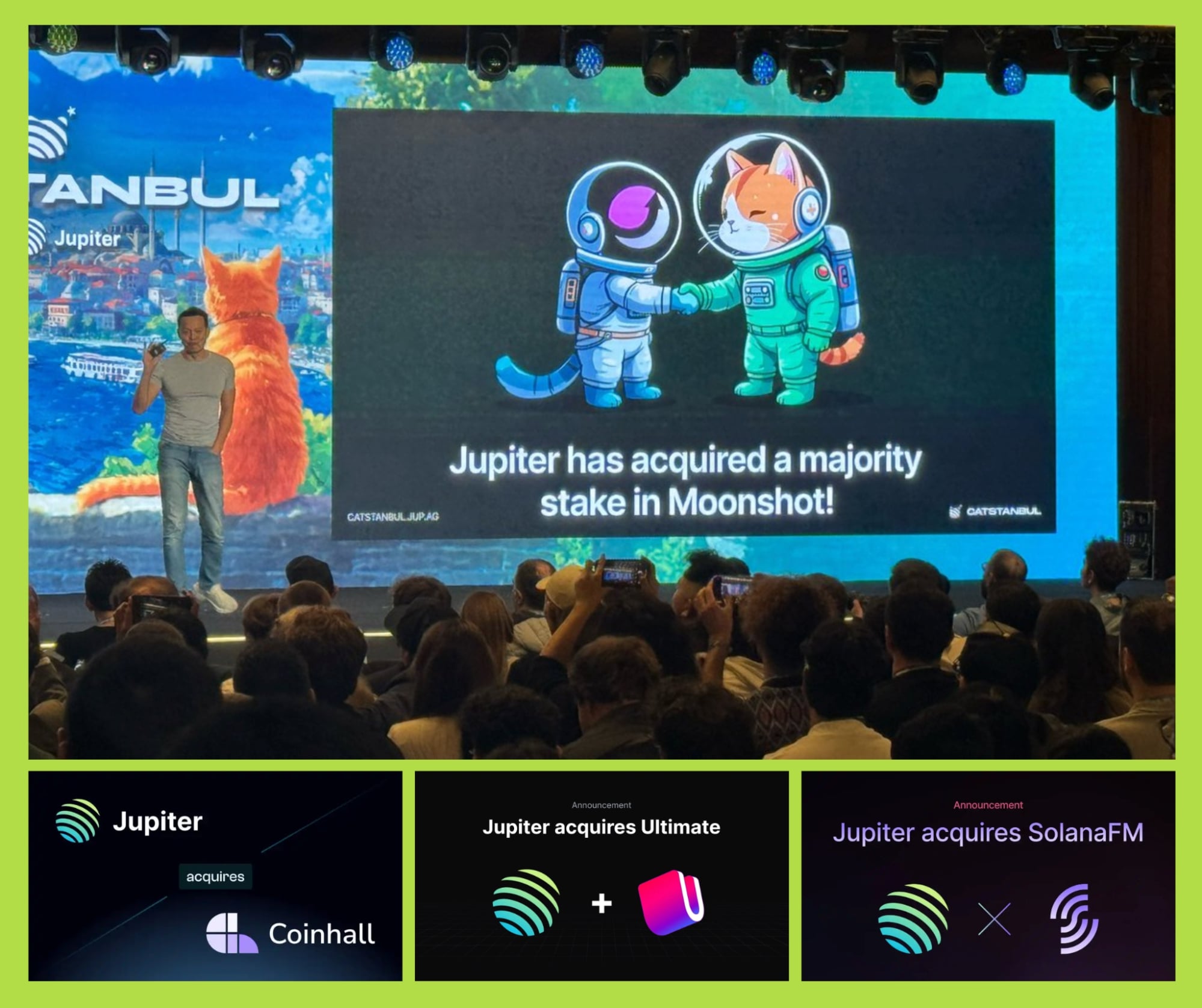 jupiter mua lại moonshot, coinhall, solanafm