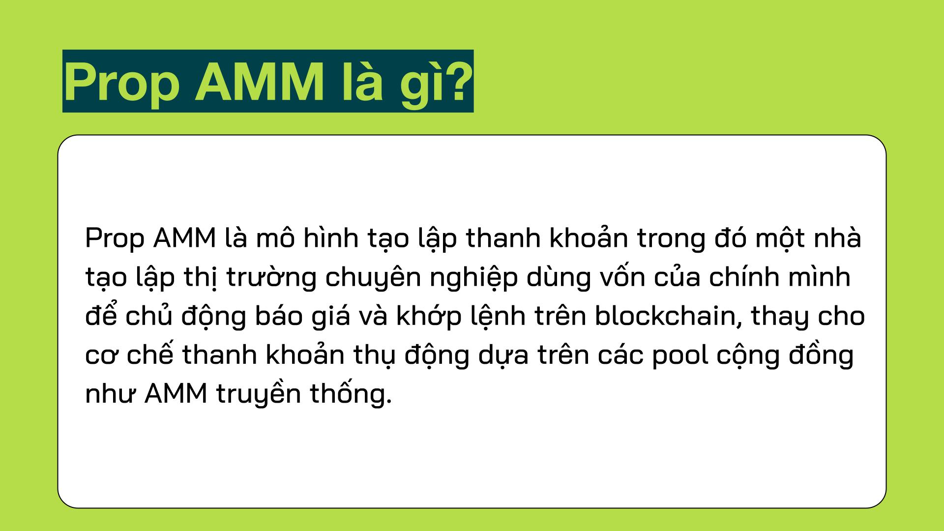 prop amm là gì
