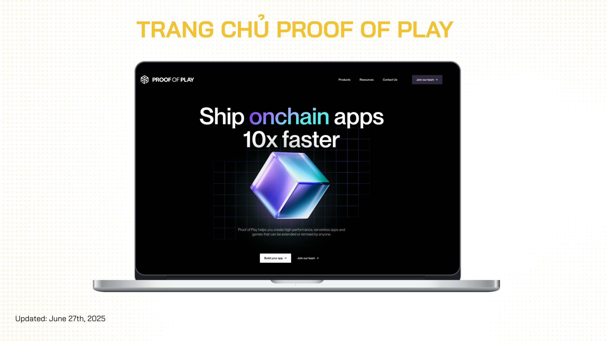 proof of play là gì