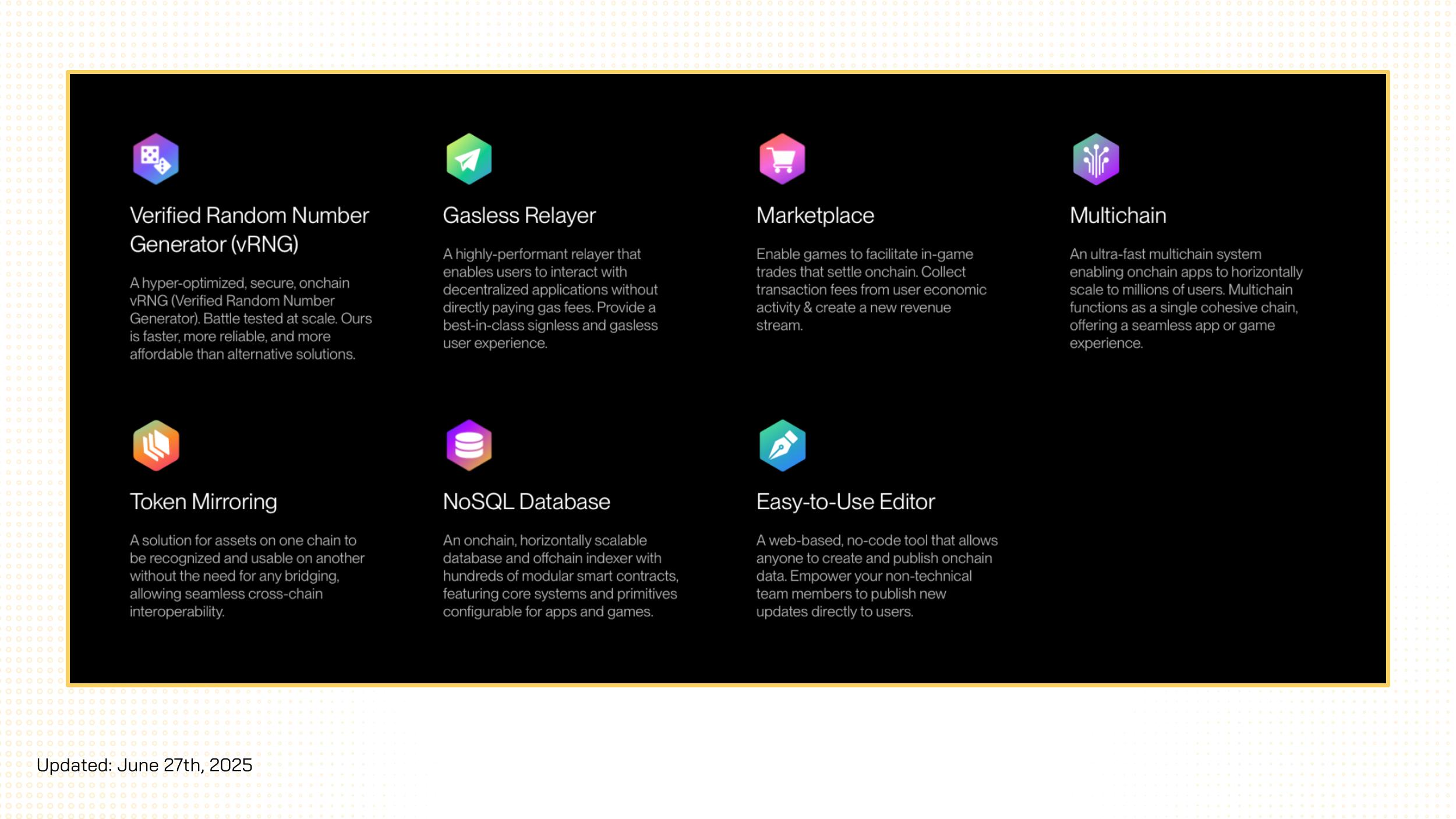 onchain service