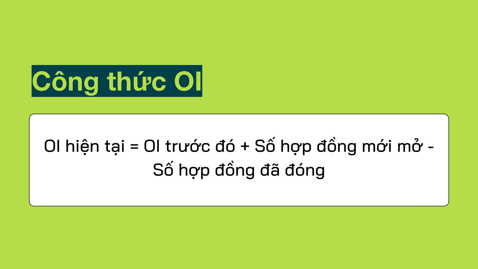 công thức tính open interest