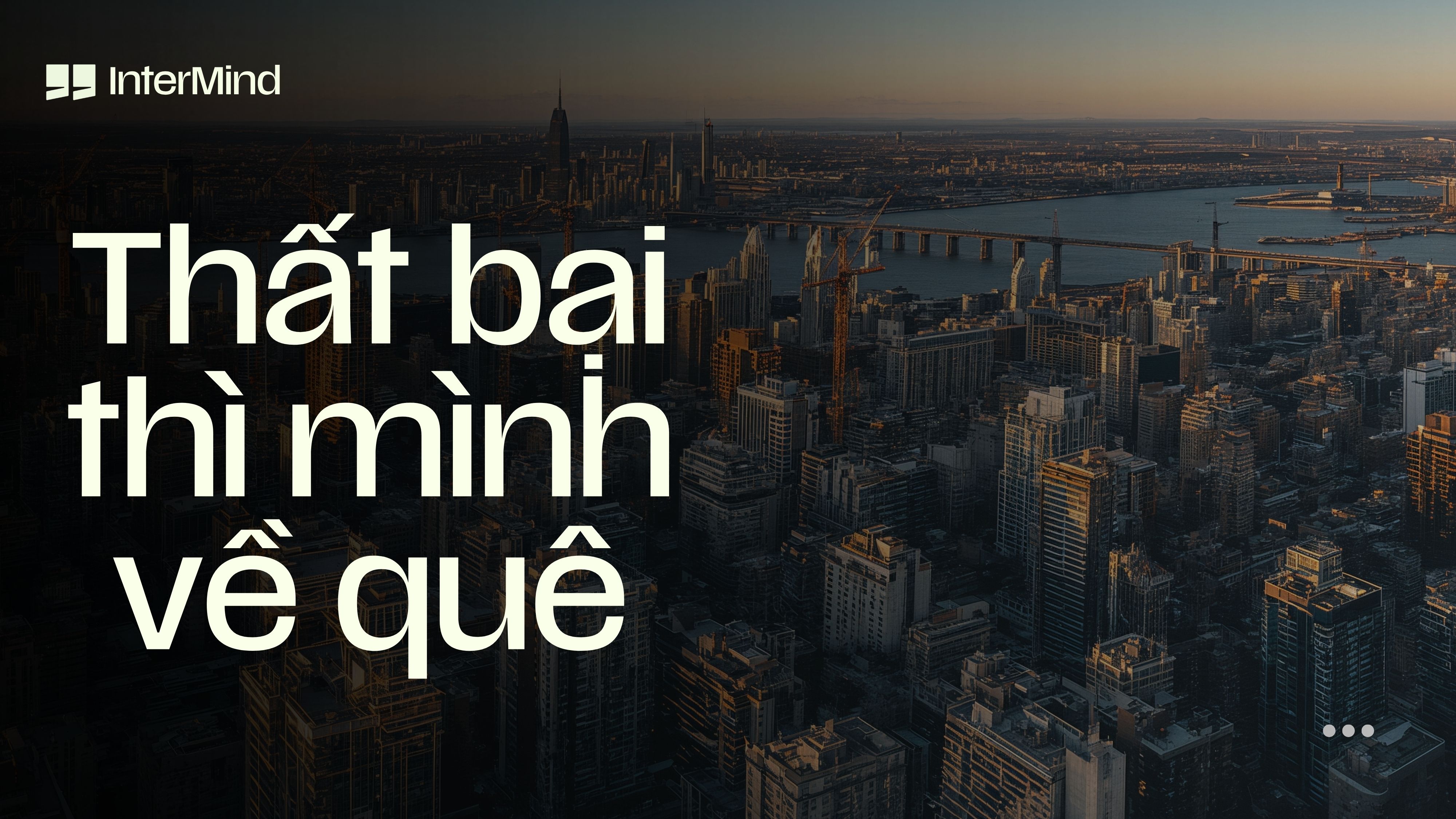 bỏ phố về quê
